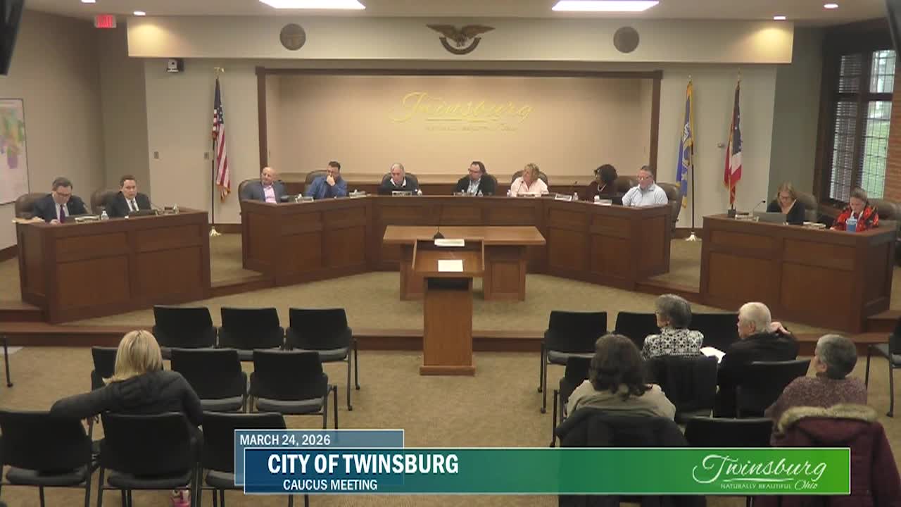 Thumbnail image for Twinsburg City Council Meeting 3/24/26